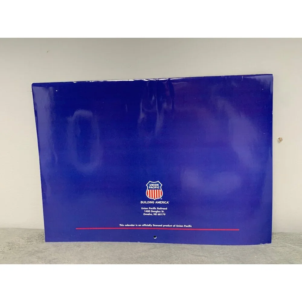 Union Pacific 2007 Train Locomotive Calendar Collectible Vintage Railway Photogr